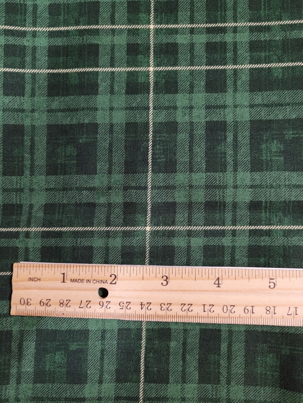 Joann Shades Of Green Plaid Sewing Fabric 2 Yards (1014)
